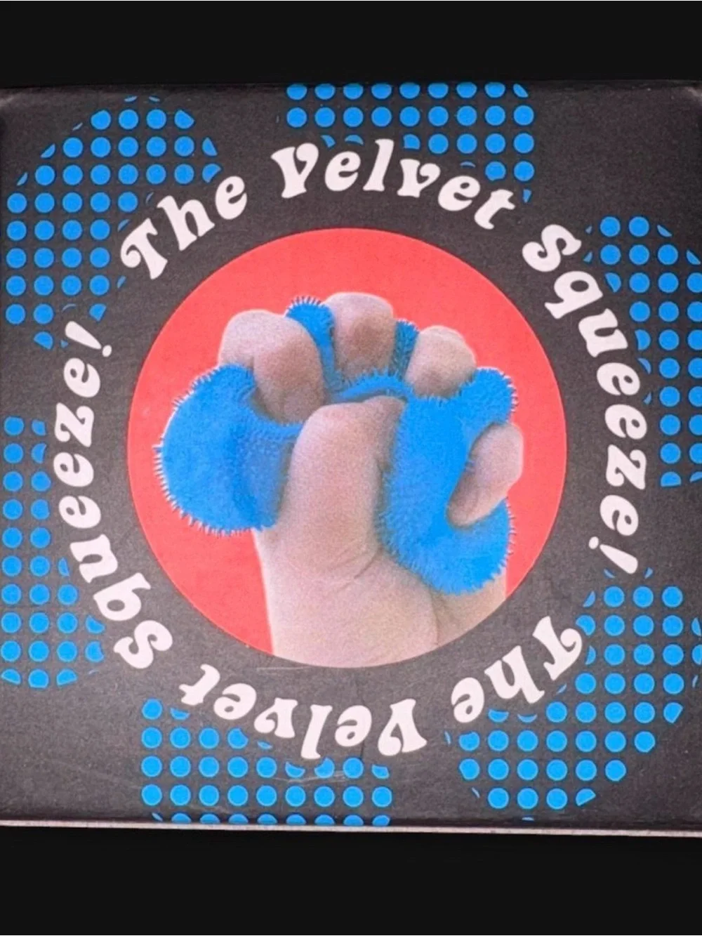 NeeDoh Fuzz Ball - Blue flower power